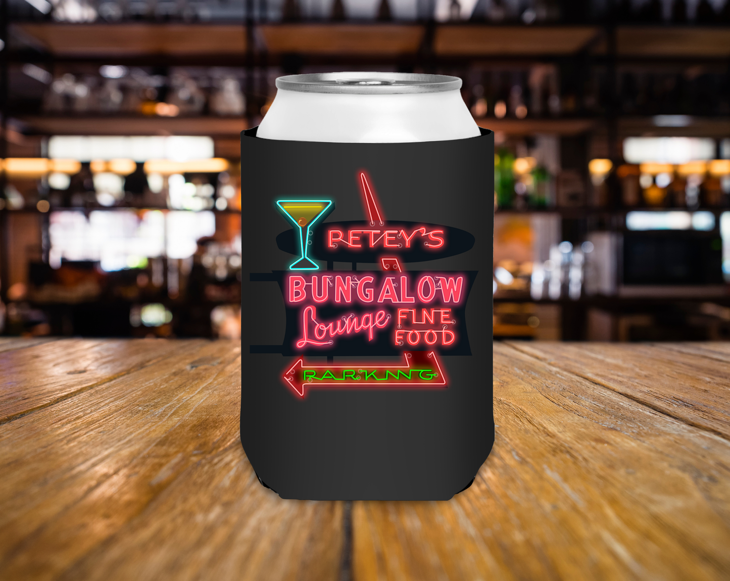 Petey's Bungalow Can Cooler
