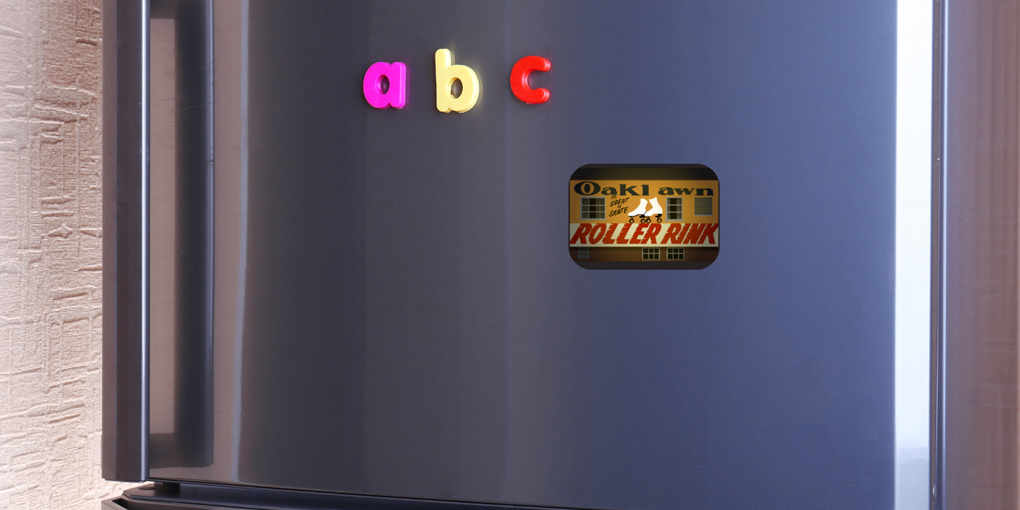 Oak Lawn Roller Rink Magnet