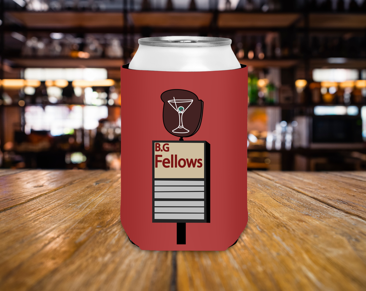 B.G. Fellows Can Cooler