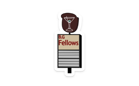BG Fellows Sticker