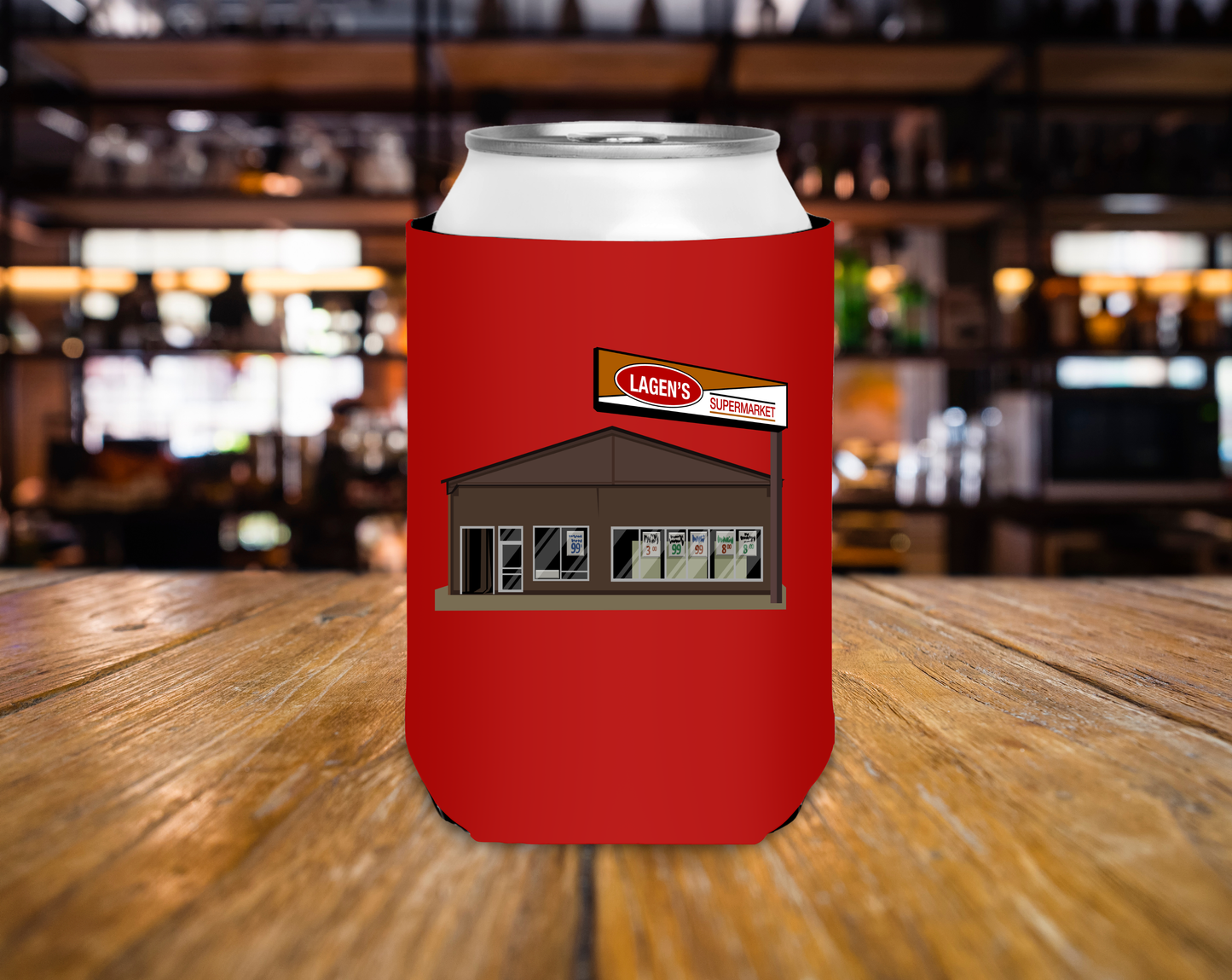 Lagen's Supermarket Can Cooler