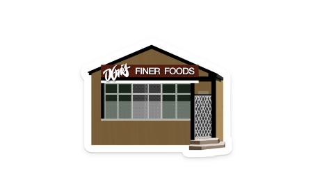 Don's Finer Foods Sticker