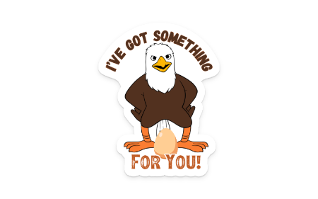 Eagle Man Sticker
