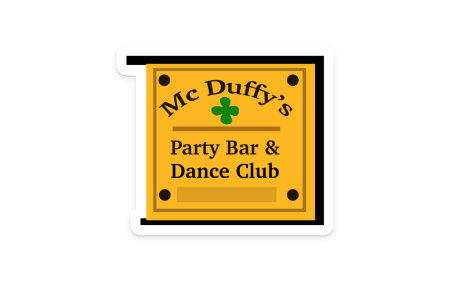 Mcduffy's Sticker