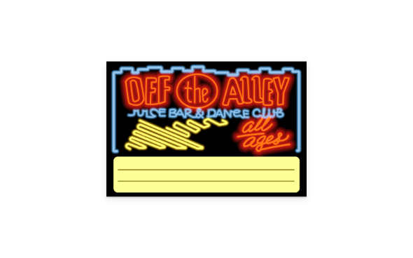 Off the Alley Sticker