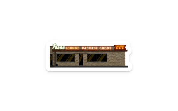 Panos Bar Sticker