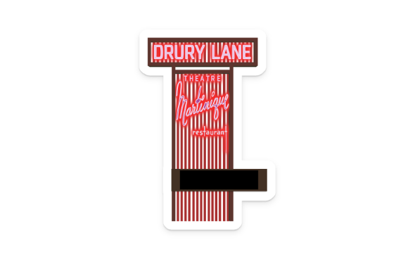 Drury Lane Sticker