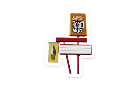 Frosted Mug Sticker