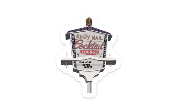 Rusty Nail Sticker