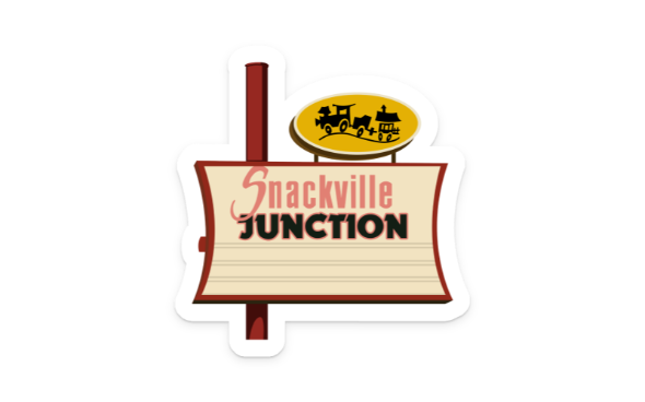 Snackville Junction Sticker