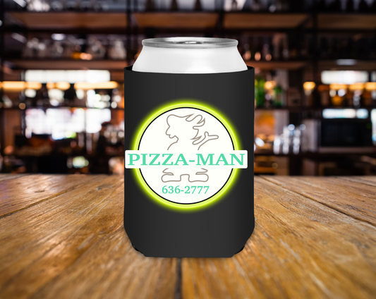 Pizza Man Can Cooler