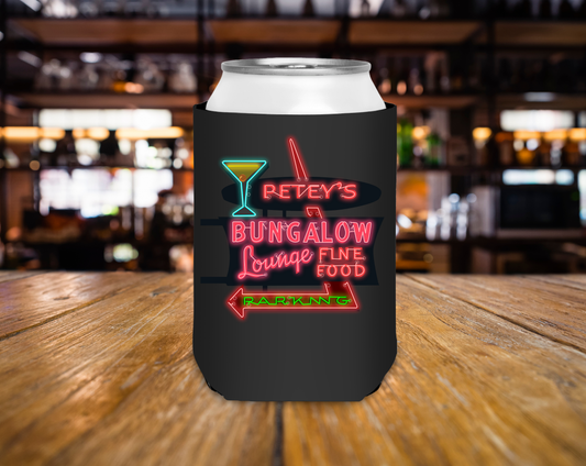 Petey's Bungalow Can Cooler