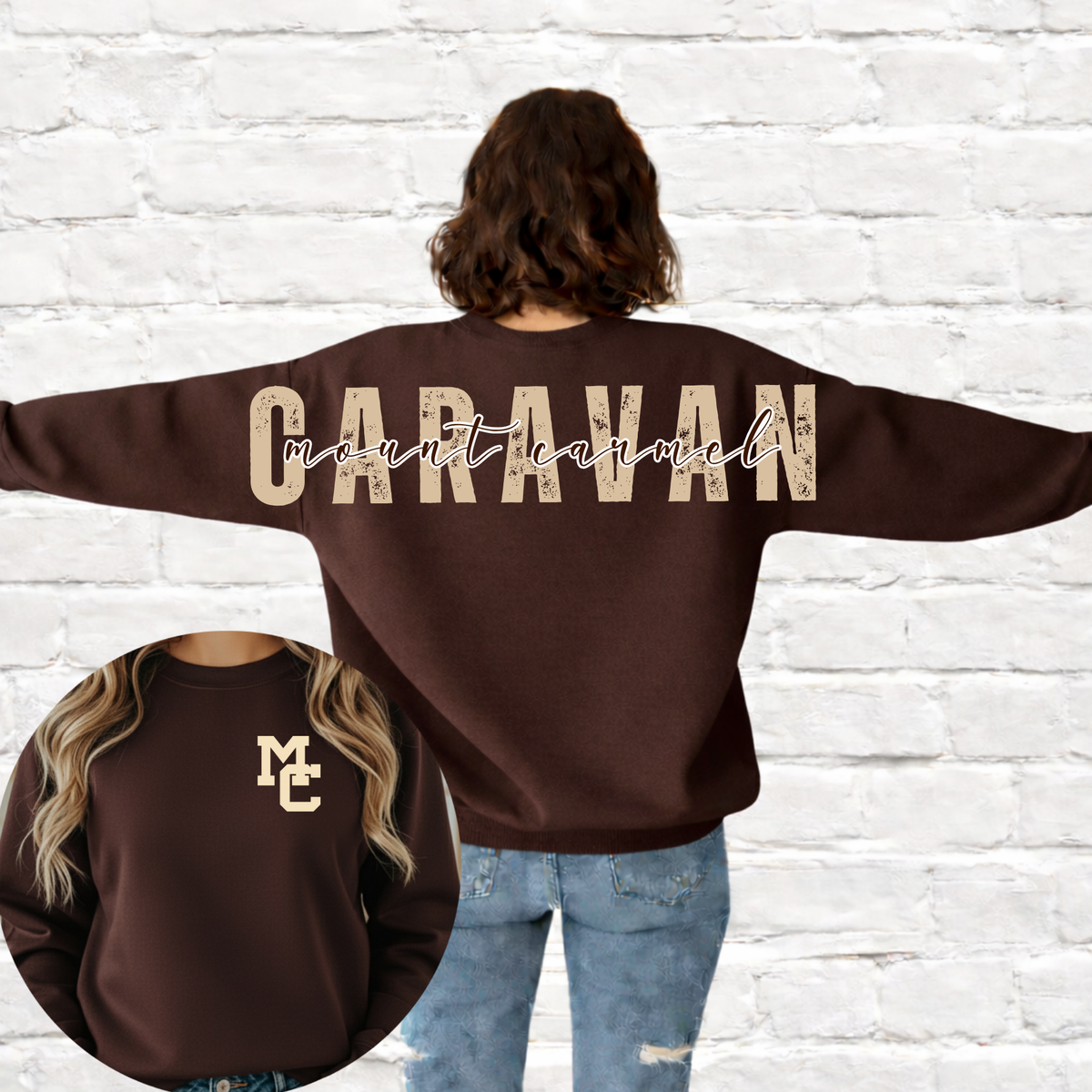 Caravan (Mount Carmel) Big Back Crewneck