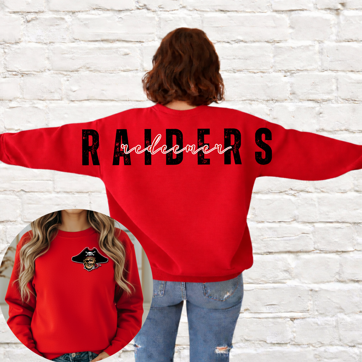 Raiders (Most Holy Redeemer) Big Back Crewneck