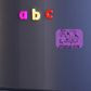 The Purple Cow Magnet