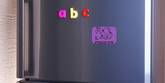 The Purple Cow Magnet