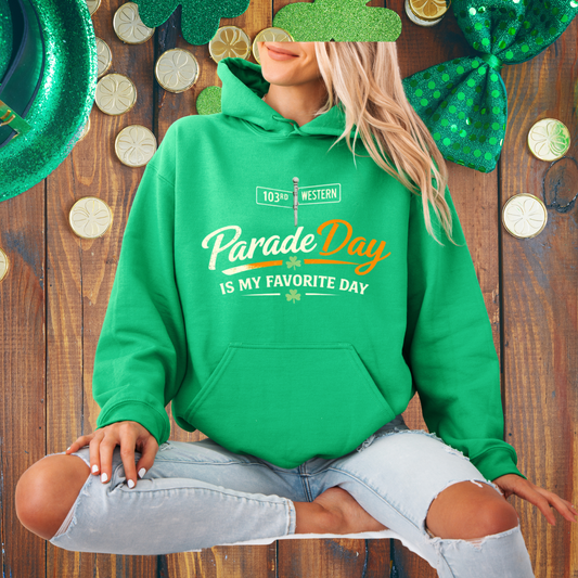 Parade Day street sign Hoodie