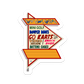 Fun Time Square Sticker